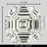 3.01 Carat Asscher Cut Lab Grown Diamond – E Color, VS1 Clarity