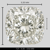 1.03 Carat Cushion Cut Lab Grown Diamond – E Color, IF Clarity