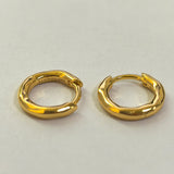 Tesoro Mio – Hoop Earrings in 18K Gold Vermeil
