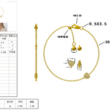 Amore – Bracelet in 18K Gold Vermeil