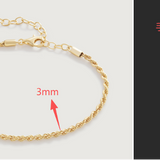 Corda – Bracelet in 18K Gold Vermeil