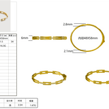 Arqa – Bangle in 18K Gold Vermeil