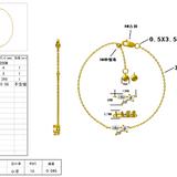 Flora – Bracelet in 18K Gold Vermeil