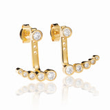 Aeris – Stud Earrings in 18K Gold Vermeil