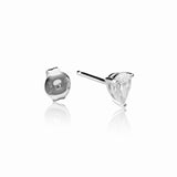 Aura Triangle  – Stud Earrings in Sterling Silver