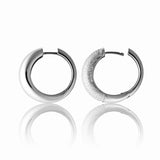 Bellagio – Hoop Earrings in Sterling Silver