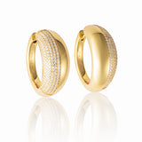 Bellagio – Hoop Earrings in 18K Gold Vermeil