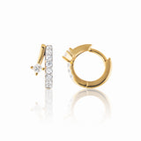 Belle Lune – Earrings in 18K Gold Vermeil