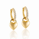 Cuore d’Oro – Earrings in 18K Gold Vermeil