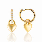 Cuore d’Oro – Earrings in 18K Gold Vermeil