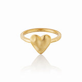 Corvaya – Heart Ring in 18K Gold Vermeil