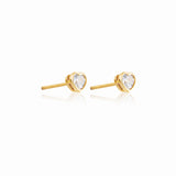 Étoile d’Amour – Stud Earrings in 18K Gold Vermeil