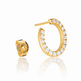 Giro D’Oro –  Earrings in 18K Gold Vermeil