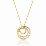 Infinité – Necklace in 18K Gold Vermeil
