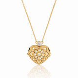 Locket d’Amour – Necklace in 18K Gold Vermeil