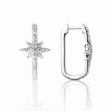 North Star–  Earrings in Sterling Silver