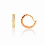 Riva – Hoop Earrings in 18K Rose Gold Vermeil