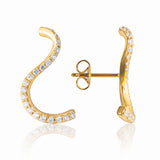 Serpentina – Earrings in 18K Gold Vermeil