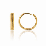 Spirale de Luxe –  Earrings in 18K Gold Vermeil