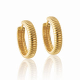 Spirale de Luxe –  Earrings in 18K Gold Vermeil