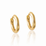 Tesoro Mio – Hoop Earrings in 18K Gold Vermeil