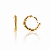 Tesoro Mio – Hoop Earrings in 18K Gold Vermeil