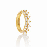 Tessaro – Signature Sparkle Ring in 18K Gold Vermeil